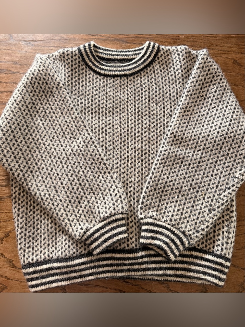 Vintage L.L.Bean Birdseye/Norwegian sweater